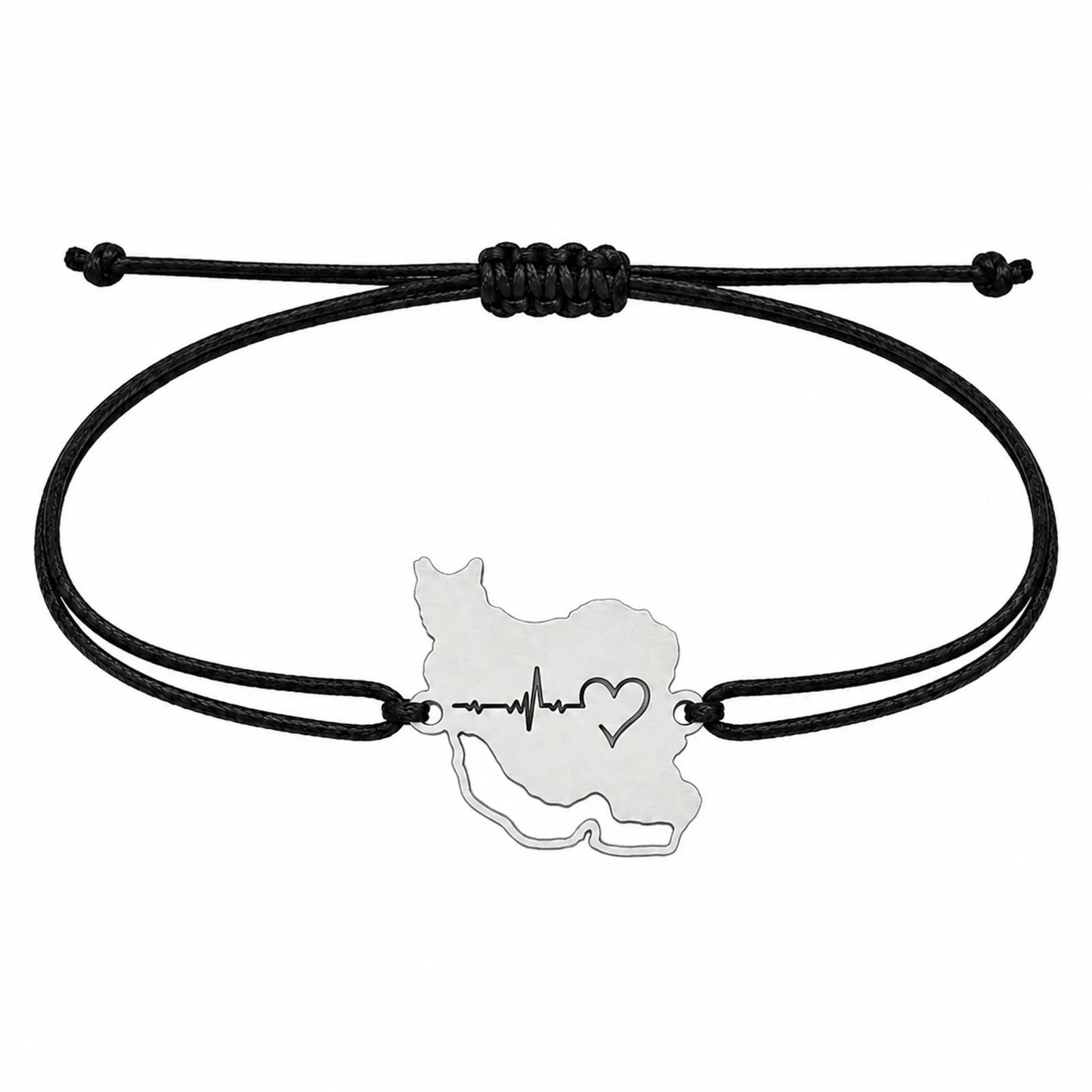 دستبند نخی زنانه و مردانه طرح ایران کد TR_Iran13